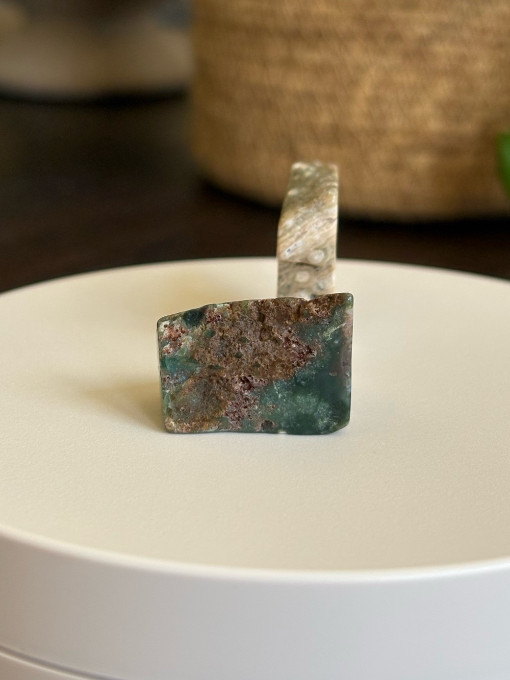 Druzy Ocean Jasper Crystal Set - Polished Sea Jasper Bundle - Picture 5 of 7
